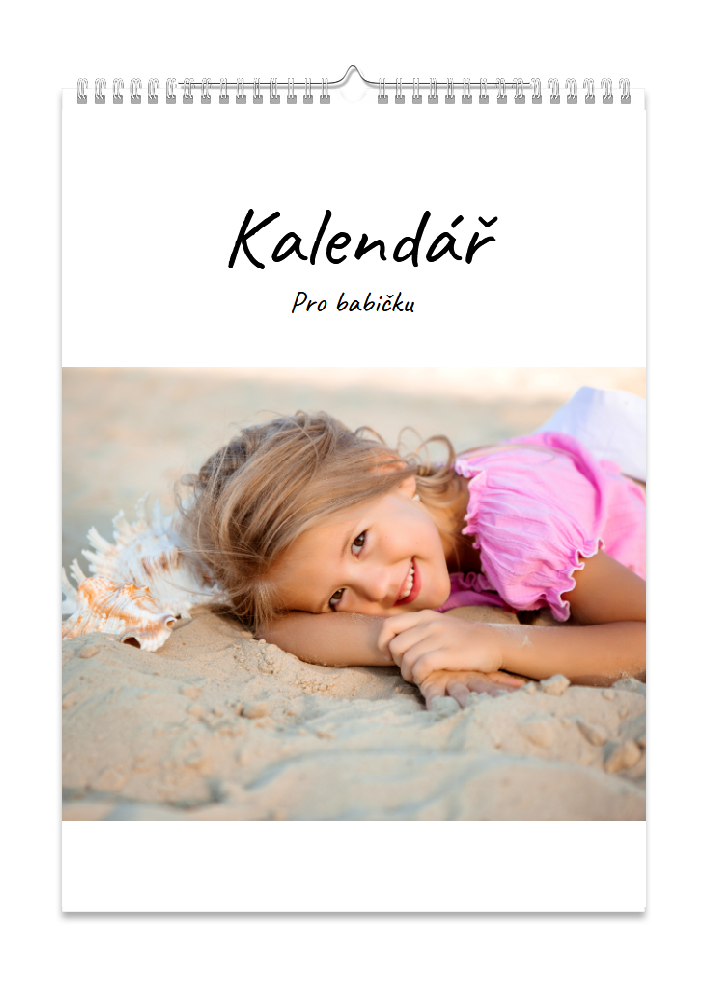 Bílá detailní poznámkový - 2027